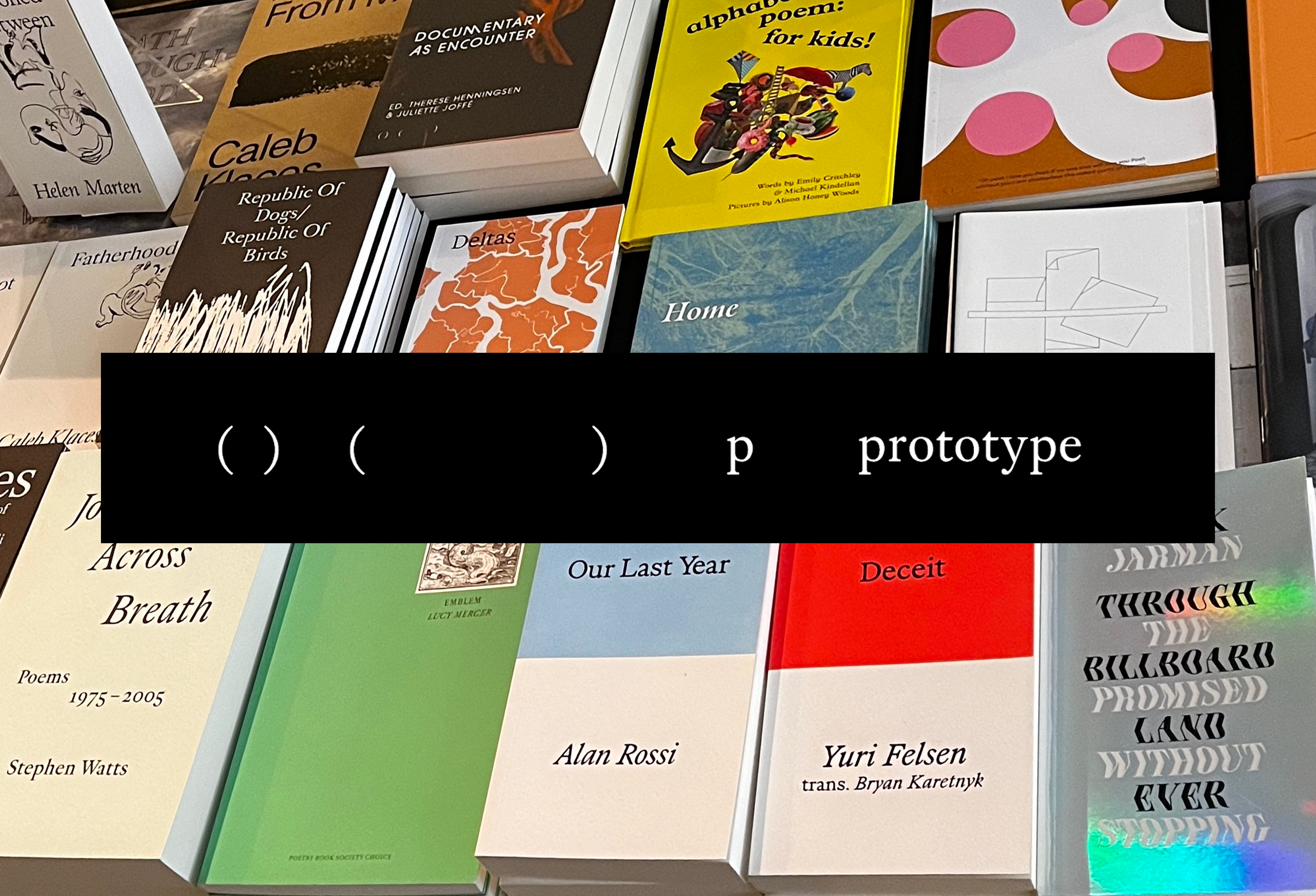 Publisher of the Month: Prototype – Dead Ink Bookshop